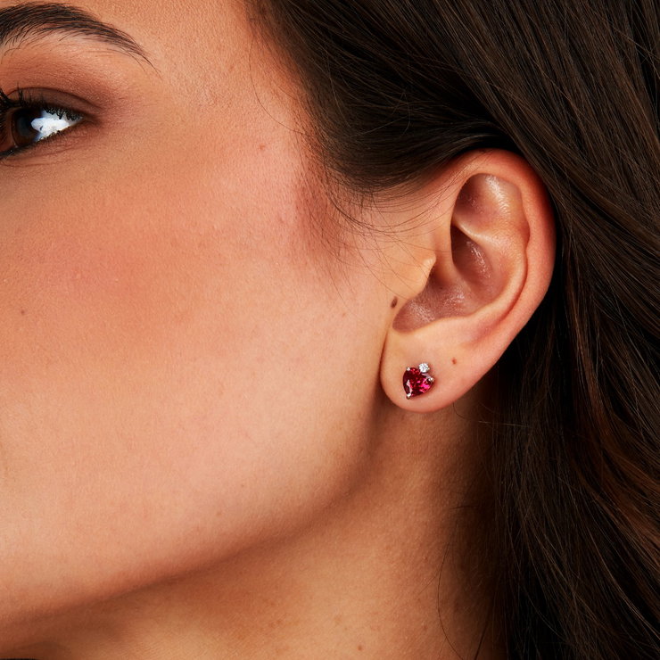 Morellato TESORI ladies earring steel silver with crystal