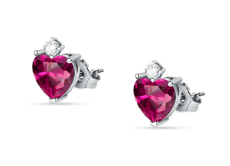 Morellato TESORI ladies earring steel silver with crystal