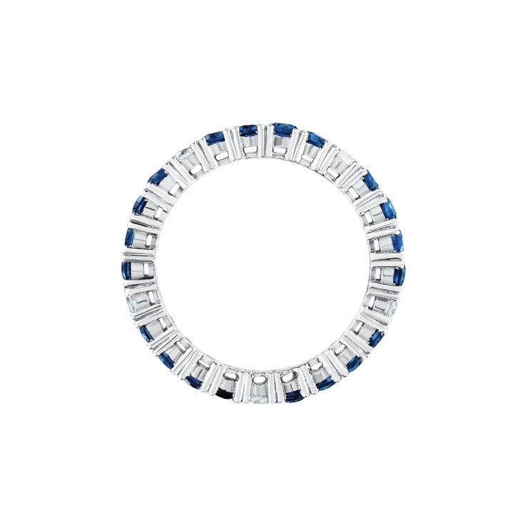 Morellato TESORI ladies ring steel silver with blue crystal size 12