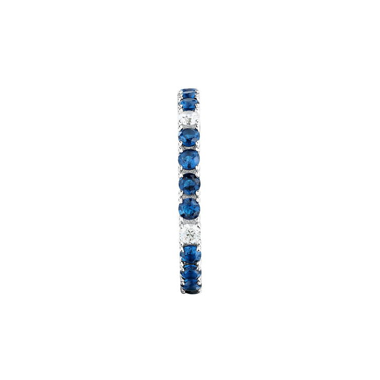 Morellato TESORI ladies ring steel silver with blue crystal size 12