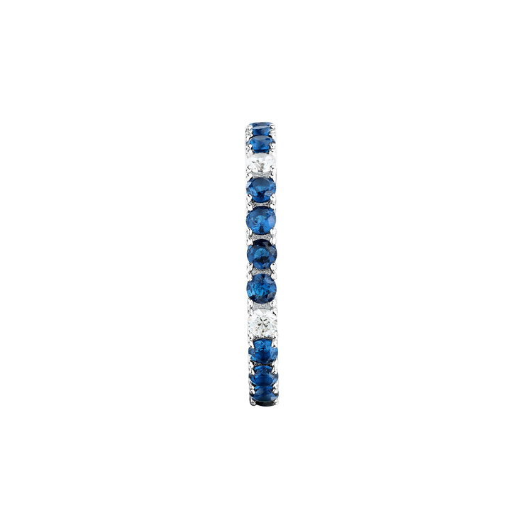 Morellato TESORI ladies ring steel silver with blue crystal size 12