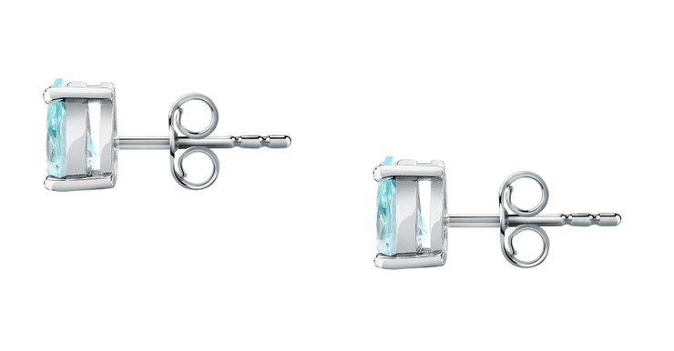 Morellato TESORI ladies earring silver with blue crystal