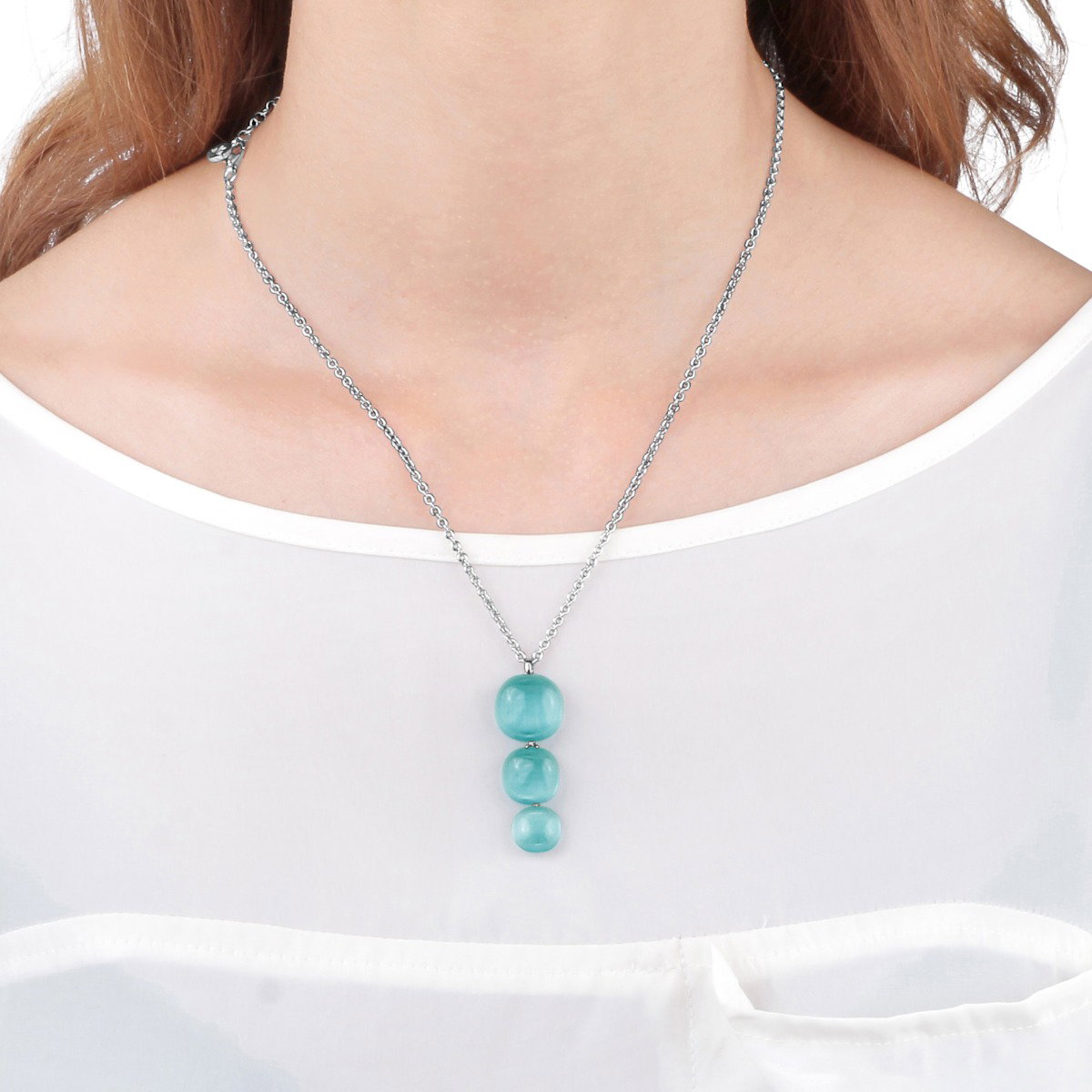 Morellato Gemma Necklace For Women Silver