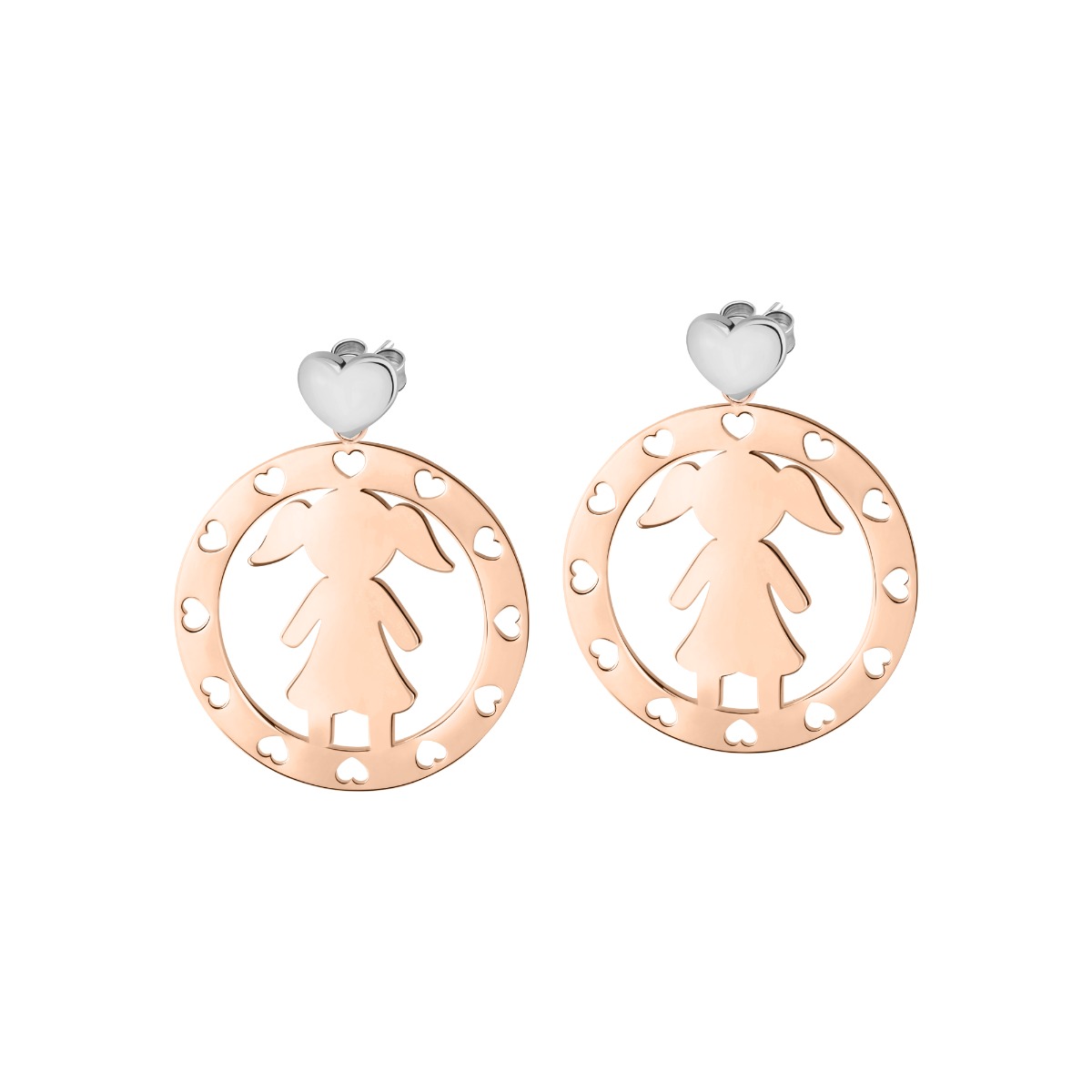 Morellato Talismani Earring For Women Rose Gold