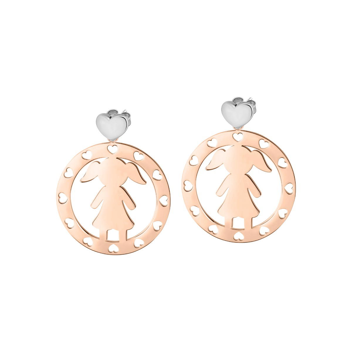Morellato Talismani Earring For Women Rose Gold