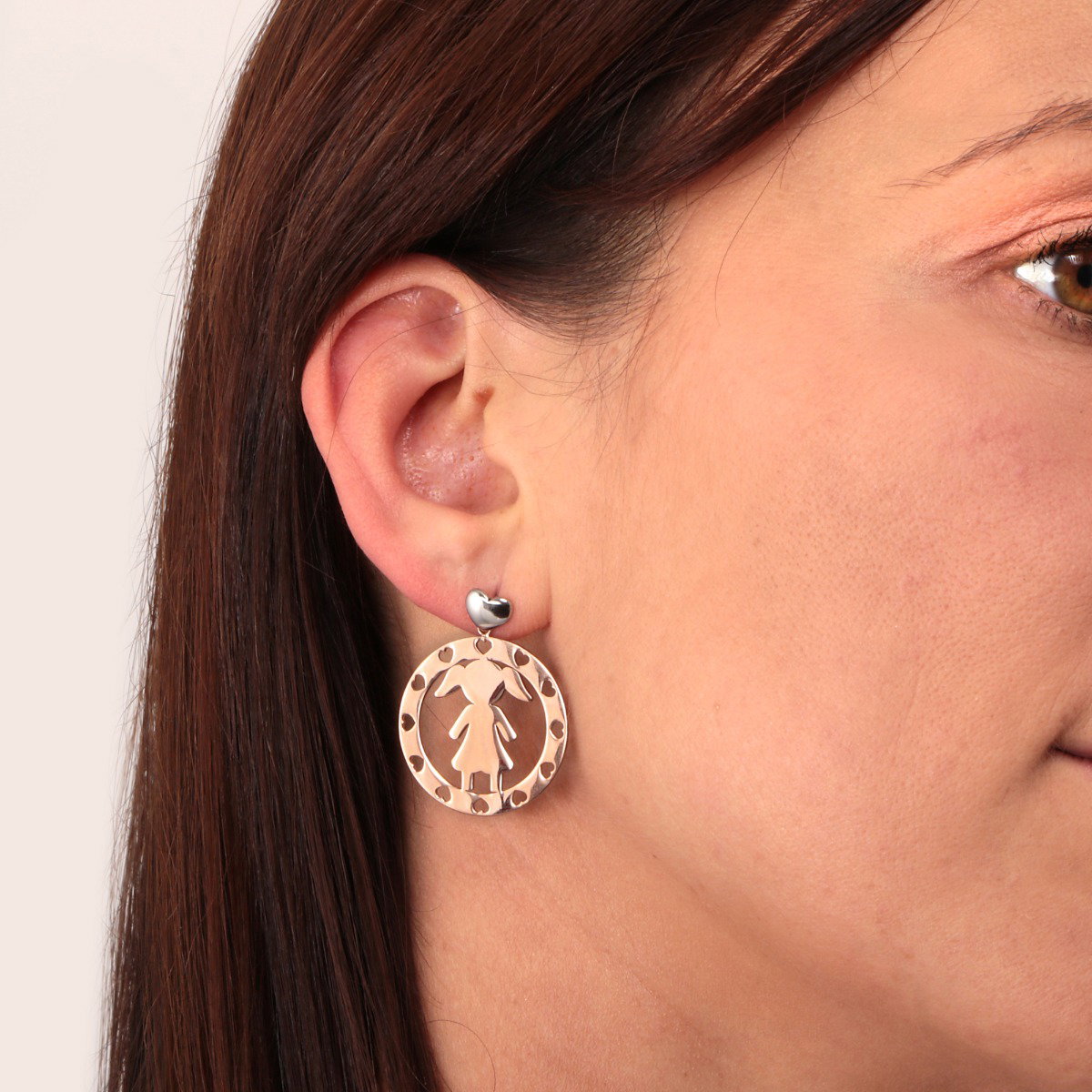 Morellato Talismani Earring For Women Rose Gold