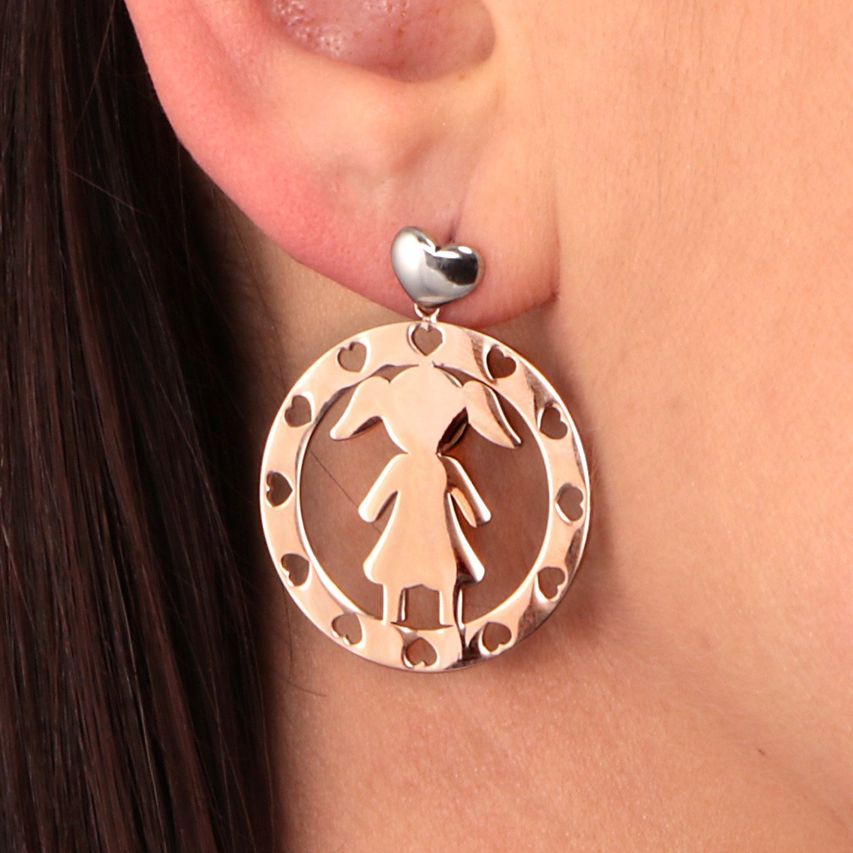 Morellato Talismani Earring For Women Rose Gold