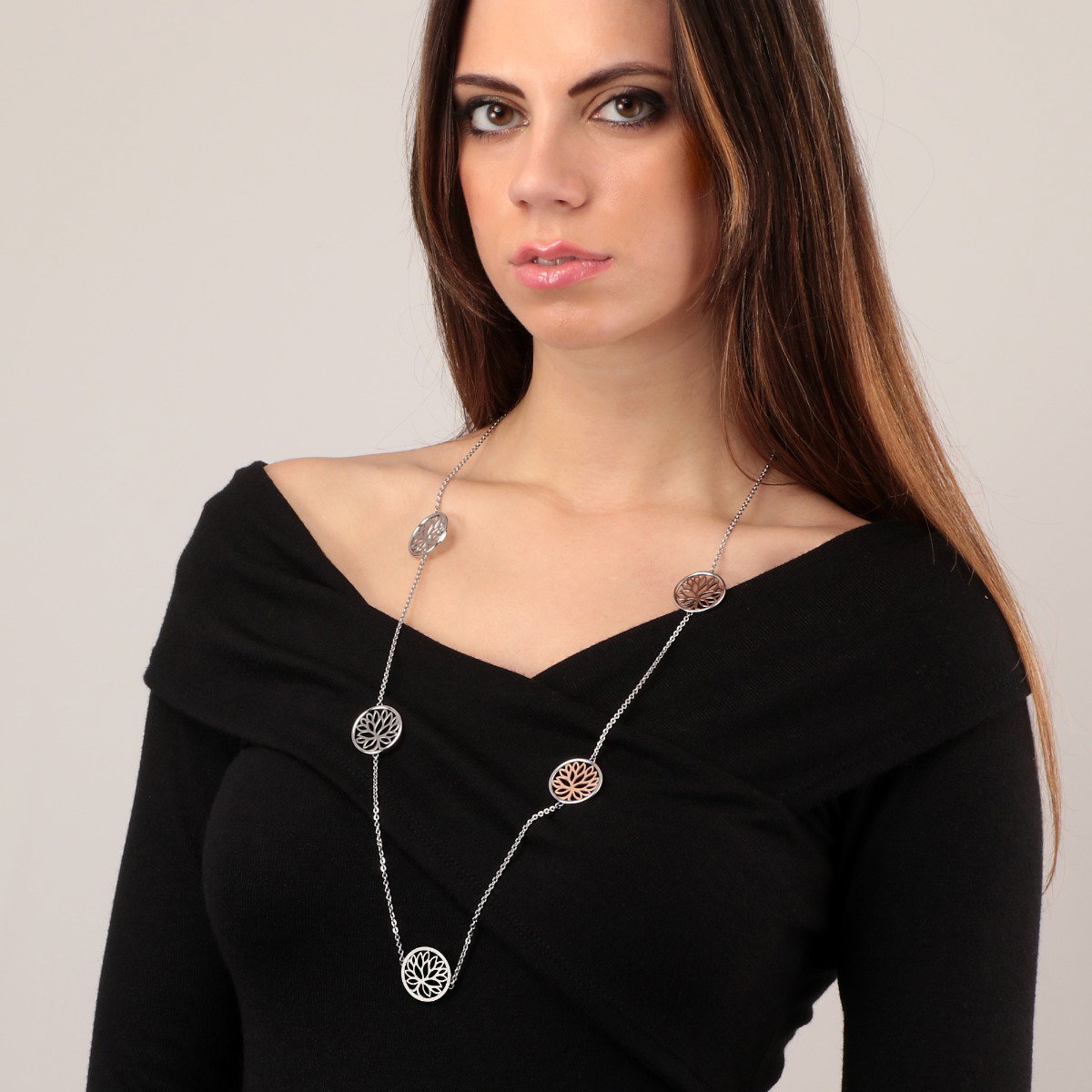 Morellato Loto Necklace For Women Silver