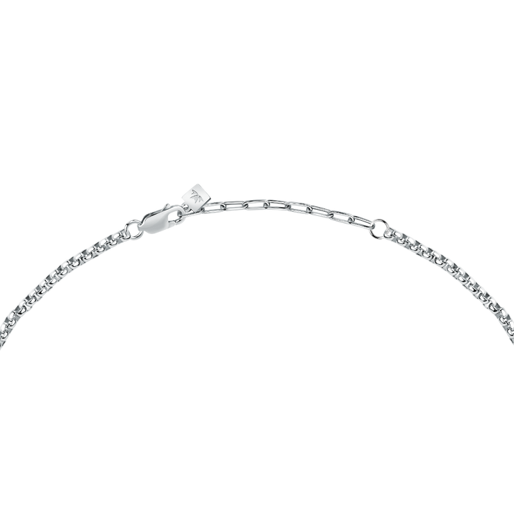 Morellato gent necklace steel silver with gold size 50