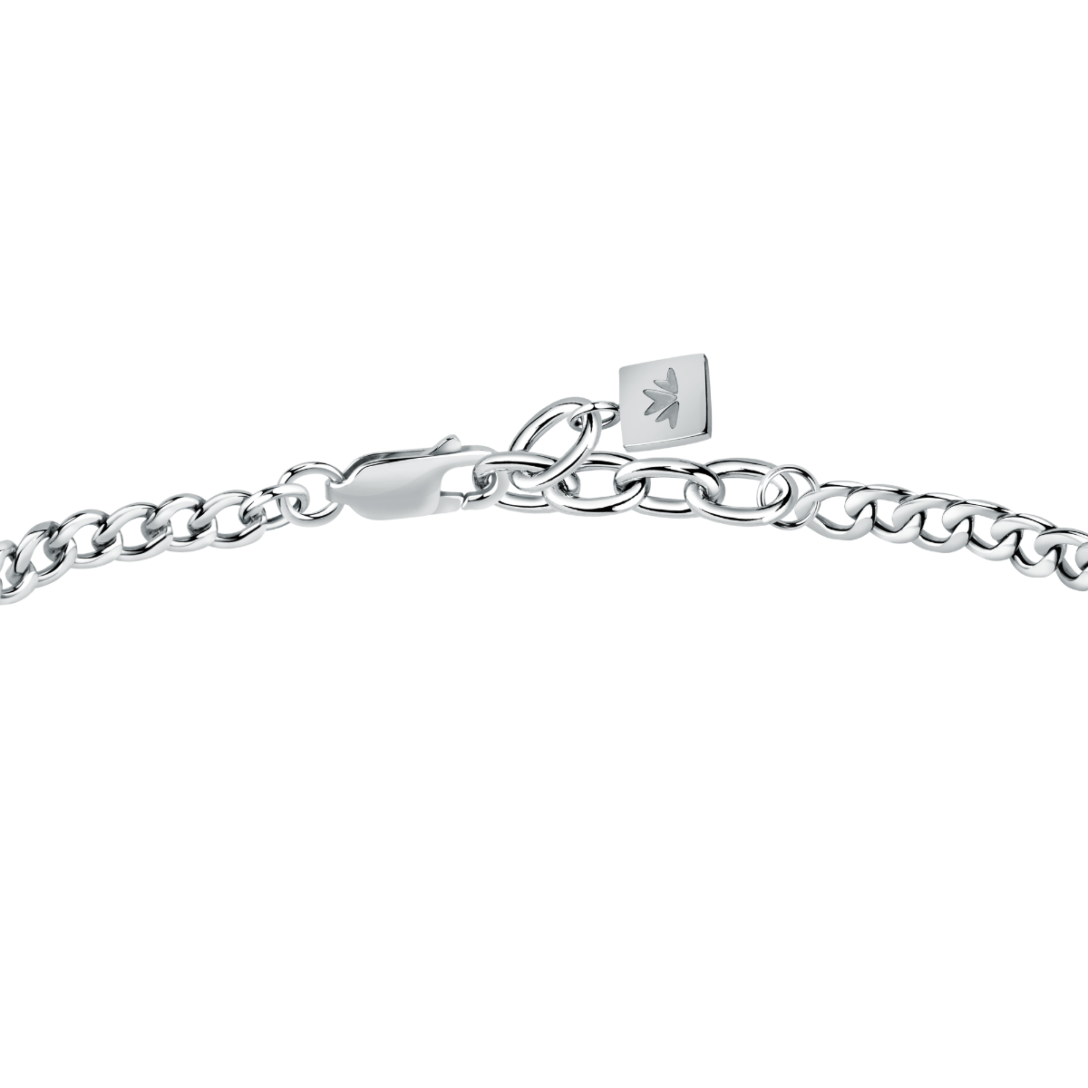 Morellato Men bracelet steel silver with gold size 18