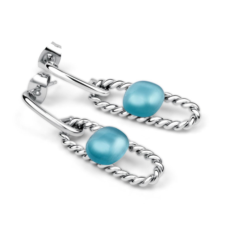 Morellato 1930 Earring For Women Silver , Blue