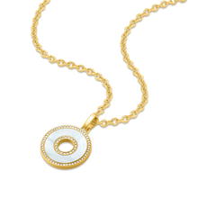 Police SATURN Ladies Necklace Gold Plated with Crystal 