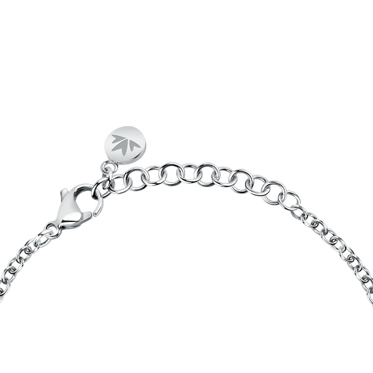 Morellato Silver Heart Charm Bracelet for Women