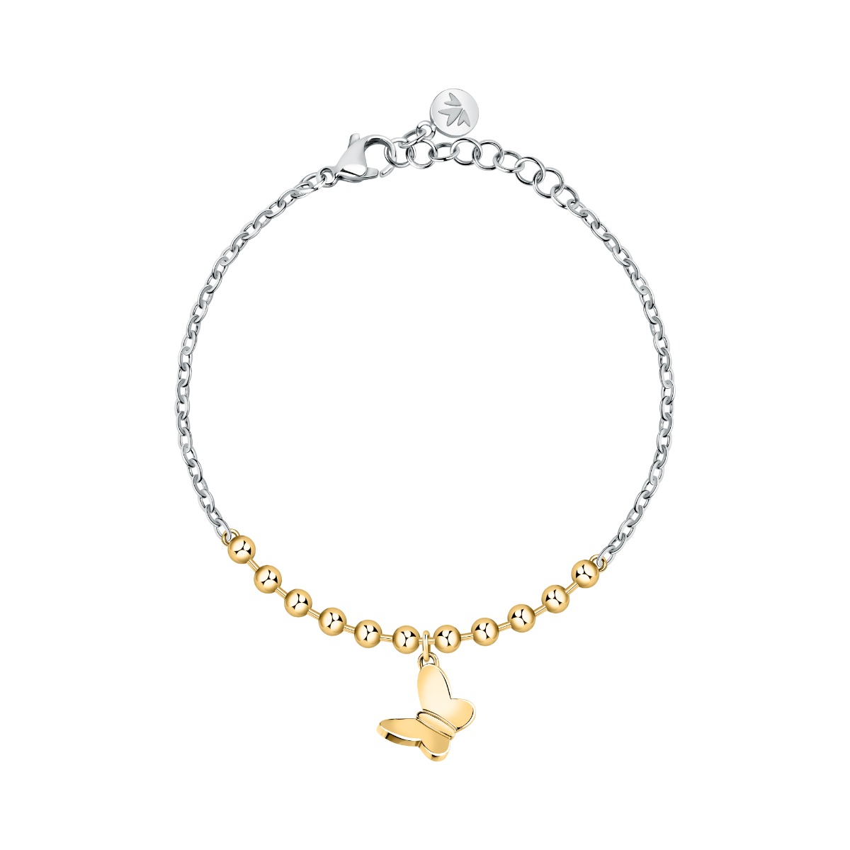 Morellato TALISMANI Butterfly ladies necklace silver , Gold