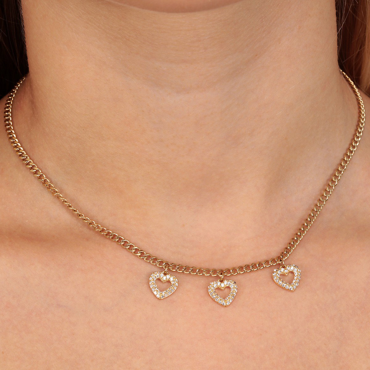 Morellato Incontri Necklace For Women Steel Gold