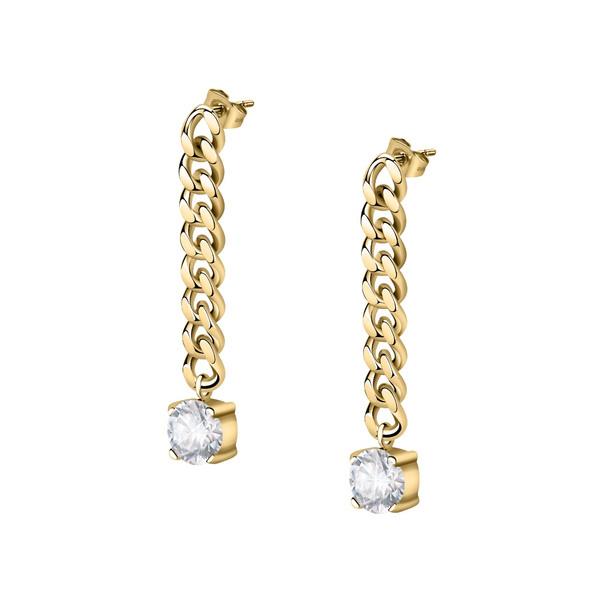 Morellato Women’s Gold Drop Earrings with Crystal