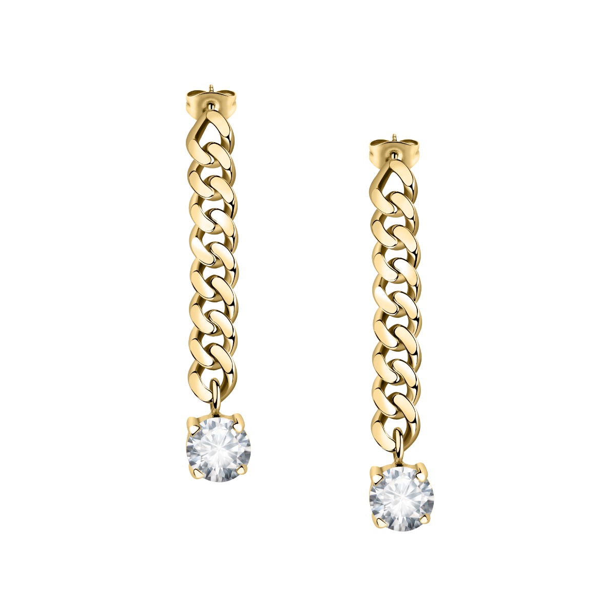 Morellato Women’s Gold Drop Earrings with Crystal