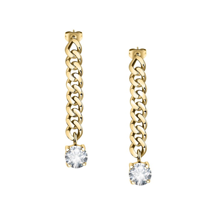 Morellato Women’s Gold Drop Earrings with Crystal