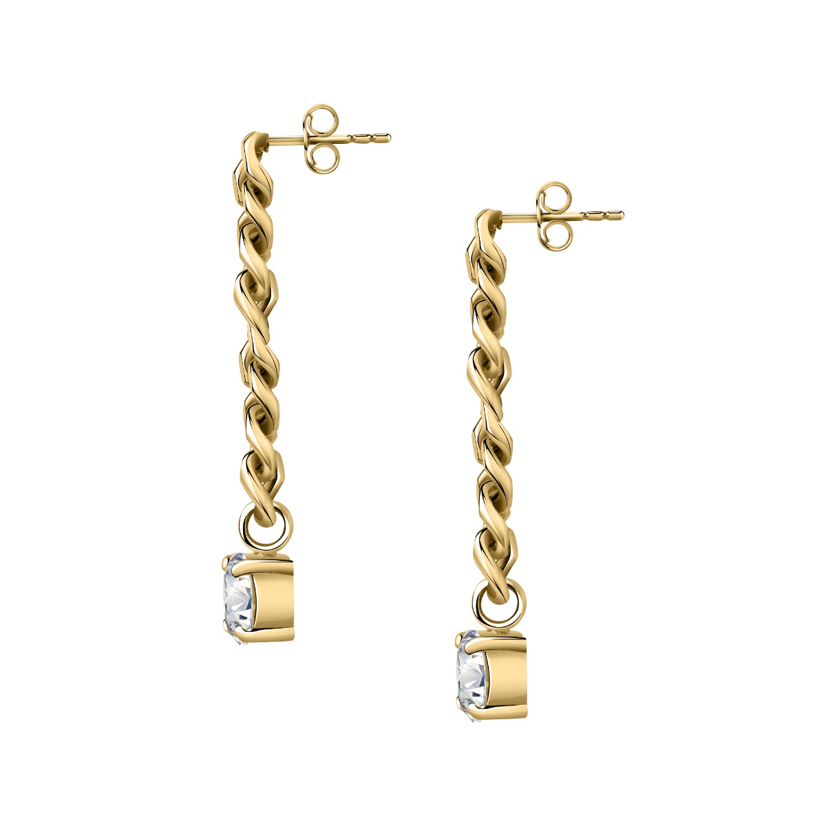 Morellato Women’s Gold Drop Earrings with Crystal