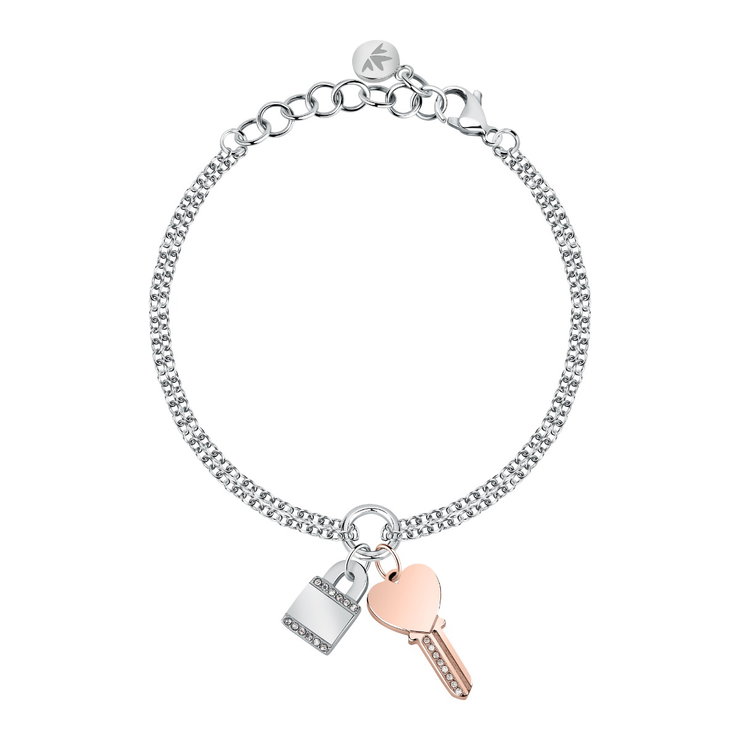 Morellato Mascotte Bracelet For Women Silver , Rose Gold