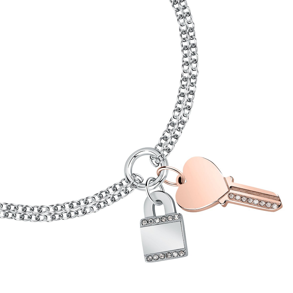 Morellato Mascotte Bracelet For Women Silver , Rose Gold