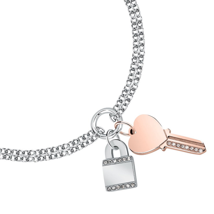 Morellato Mascotte Bracelet For Women Silver , Rose Gold