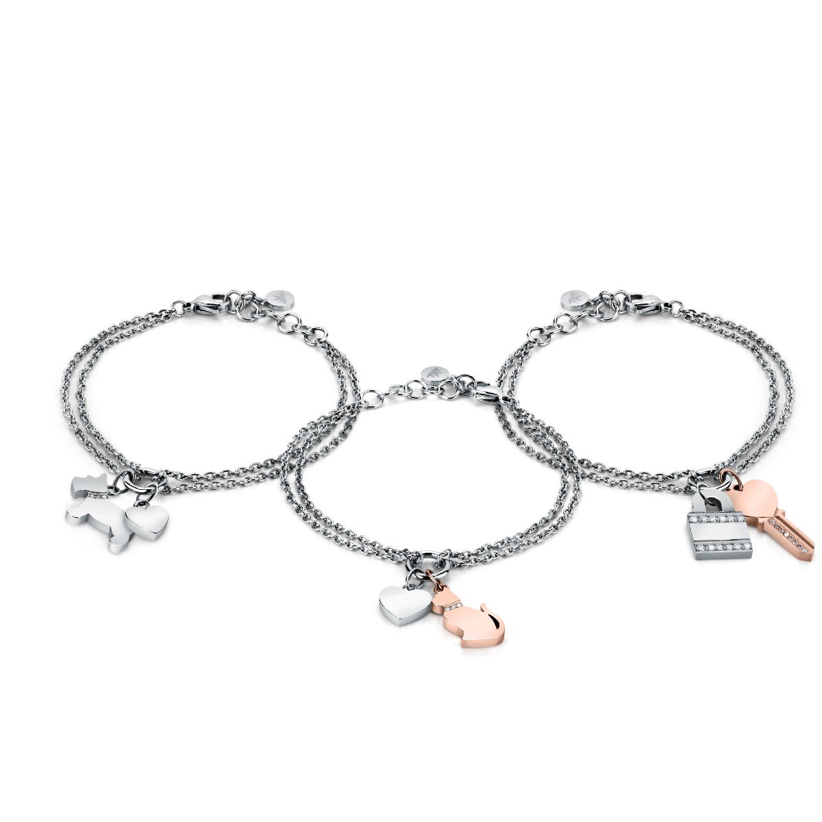 Morellato Mascotte Bracelet For Women Silver , Rose Gold