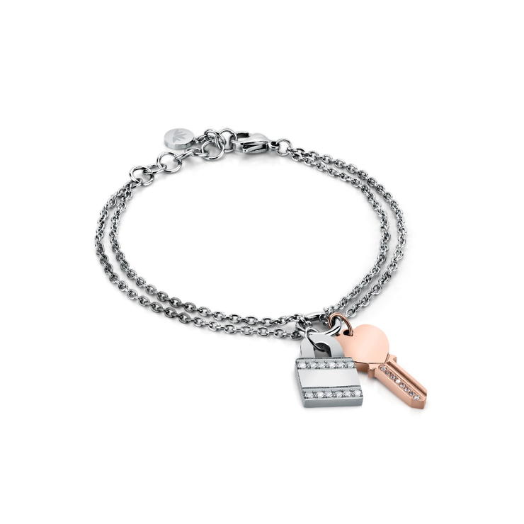 Morellato Mascotte Bracelet For Women Silver , Rose Gold
