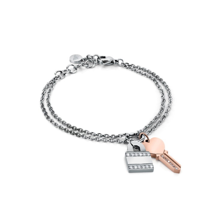 Morellato Mascotte Bracelet For Women Silver , Rose Gold