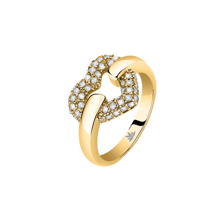 Morellato Bagliori Ring For Women Gold With Crystal size 14