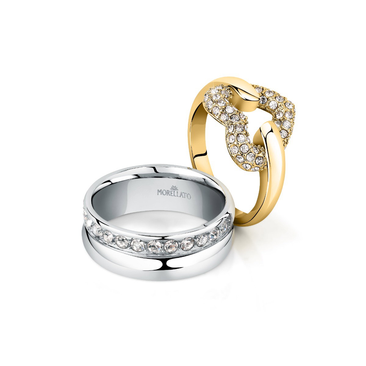 Morellato Bagliori Ring For Women Gold With Crystal size 14