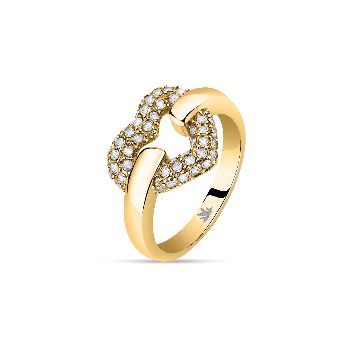 Morellato Bagliori Ring For Women Gold With Crystal size 14