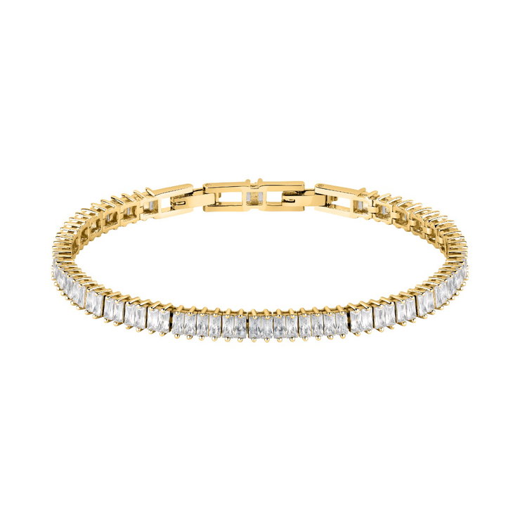 Morellato Baguette Bracelet For Women Zircons , Gold