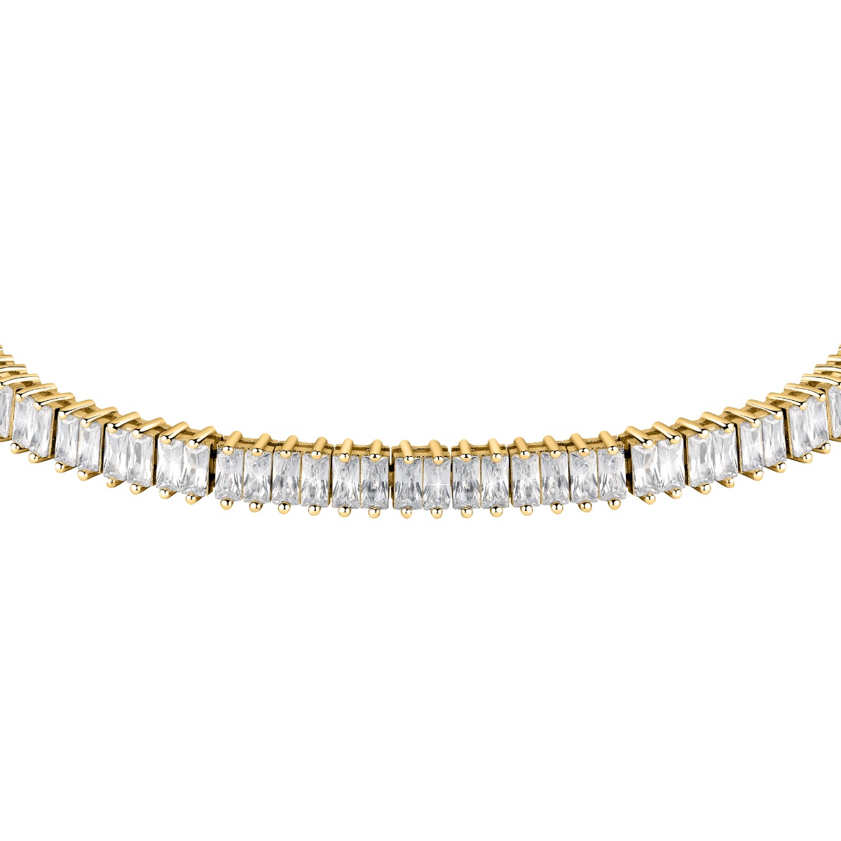 Morellato Baguette Bracelet For Women Zircons , Gold