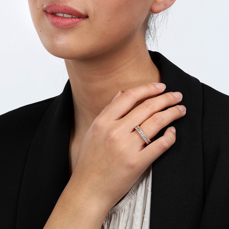 Morellato Baguette Ring For Women Gold Size 14 - SAVP09014
