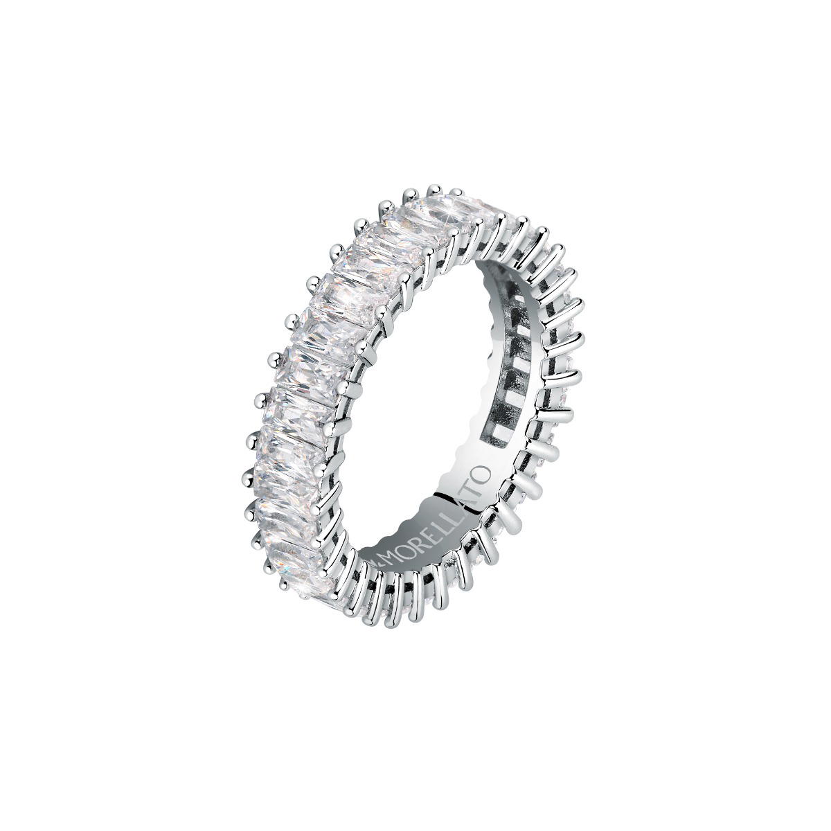 Morellato Baguette Ring For Women Silver , Size 14 - SAVP10014 