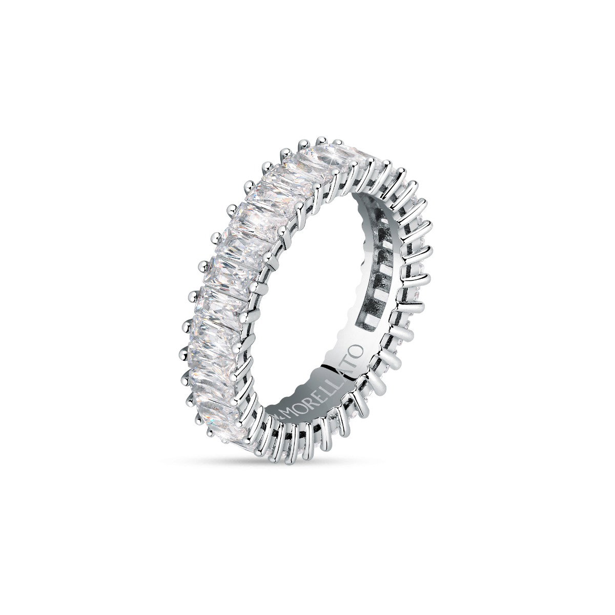 Morellato Baguette Ring For Women Silver , Size 14 - SAVP10014 