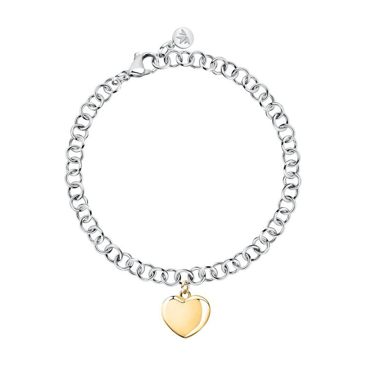 Morellato ISTANTI Heart Ladies bracelet steel silver , Gold