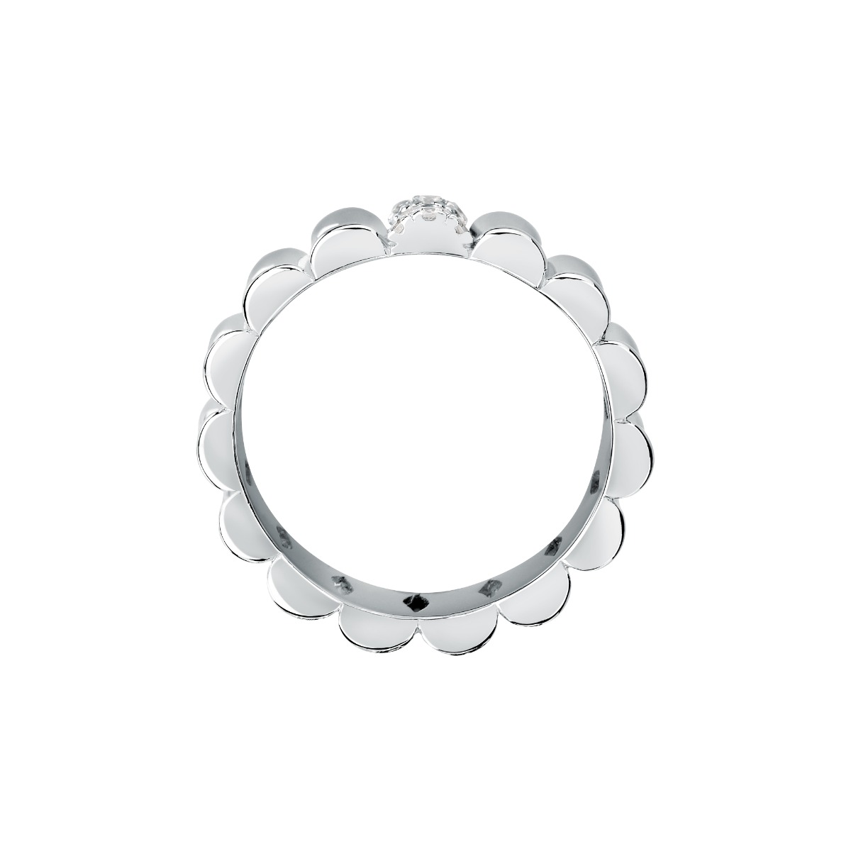 Morellato ladies ESSENZA ring steel silver size 16