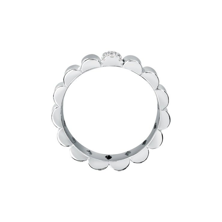 Morellato ladies ESSENZA ring steel silver size 12