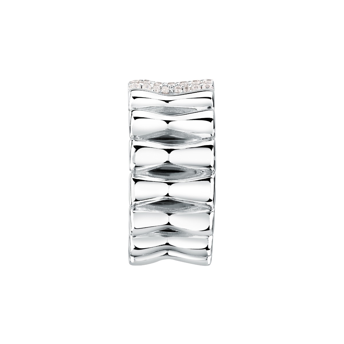 Morellato ladies ESSENZA ring steel silver size 16