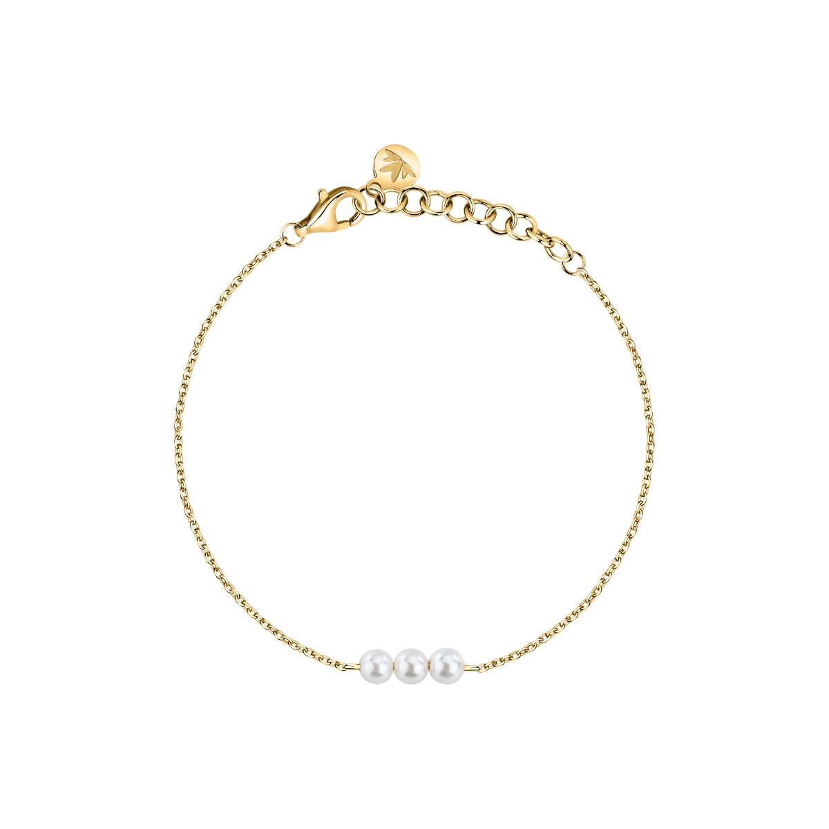 Morellato PERLE women necklace steel golden with Pearl