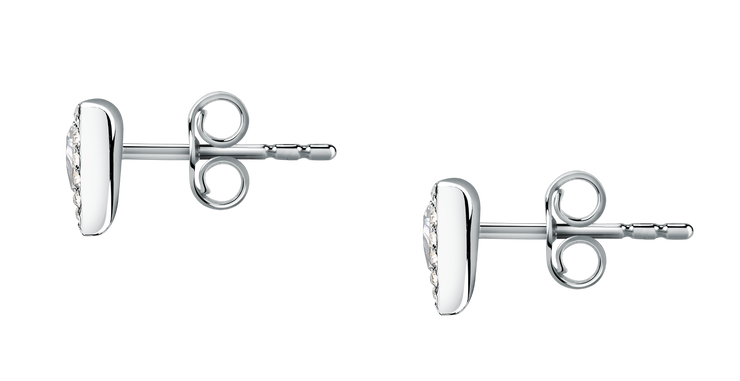 Morellato Trilliant earring for women silver with crystal