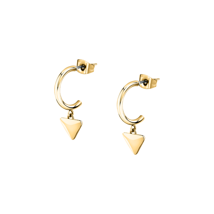 Morellato Trilliant earring for ladies steel gold