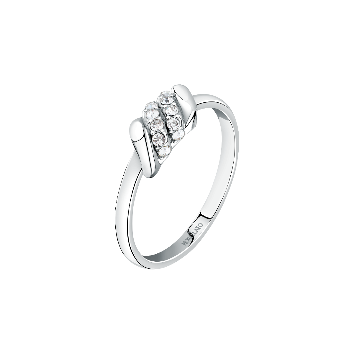 Morellato TORCHON ring for women silver size 16