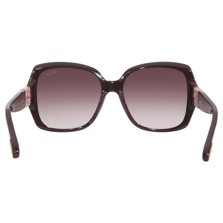 Chopard Women’s Sunglasses Square with Pink Crystal Floral