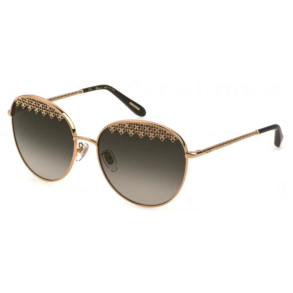 Chopard Women’s Sunglasses Gold with Gradient Lenses