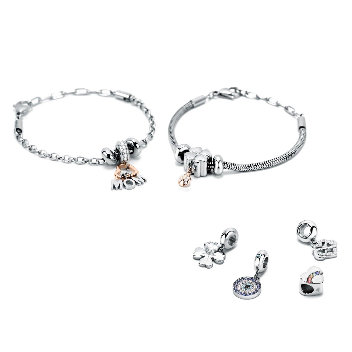 Morellato Drops Charms For Women Silver , Blue