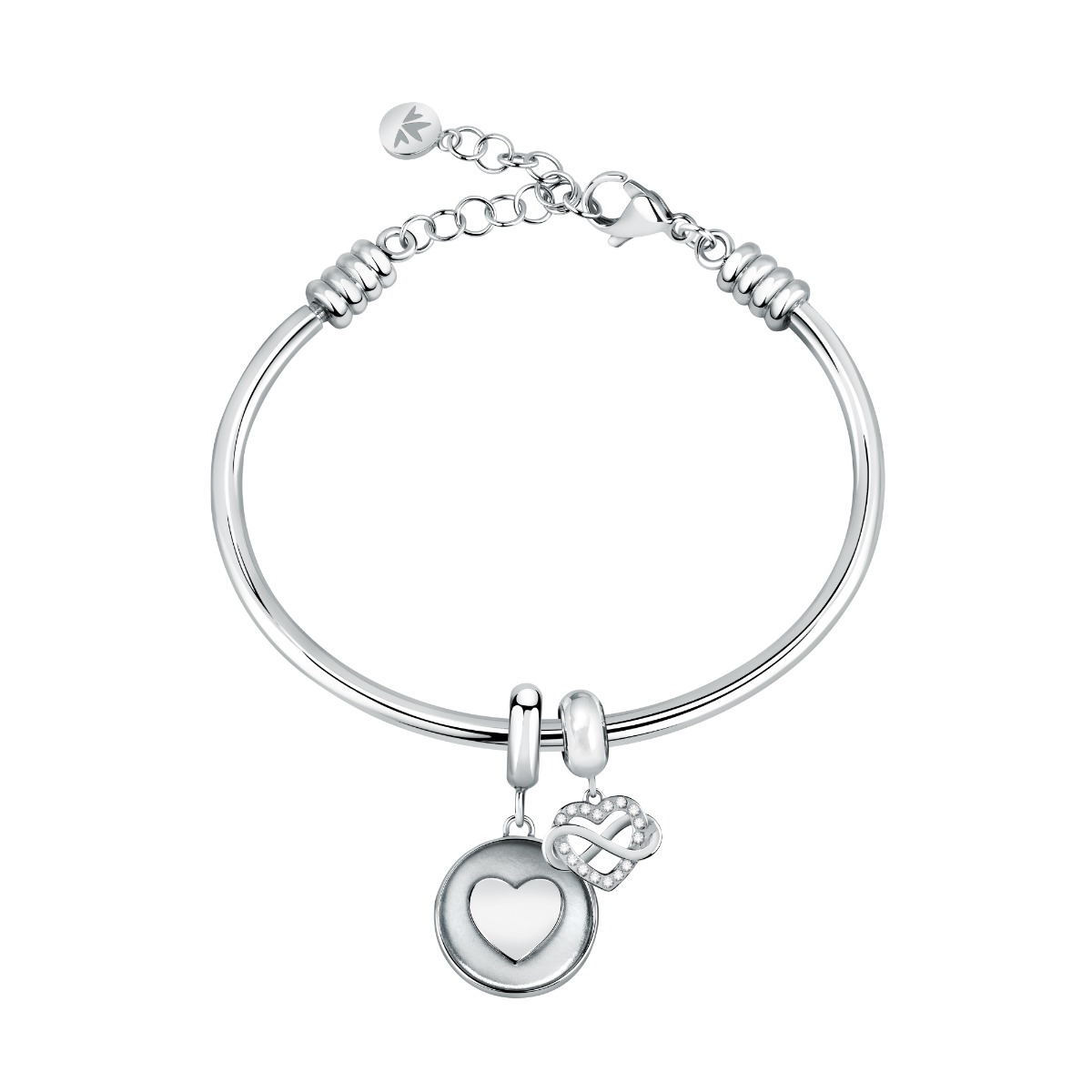Morellato Drops Bracelet For Women Crystal ,Silver 