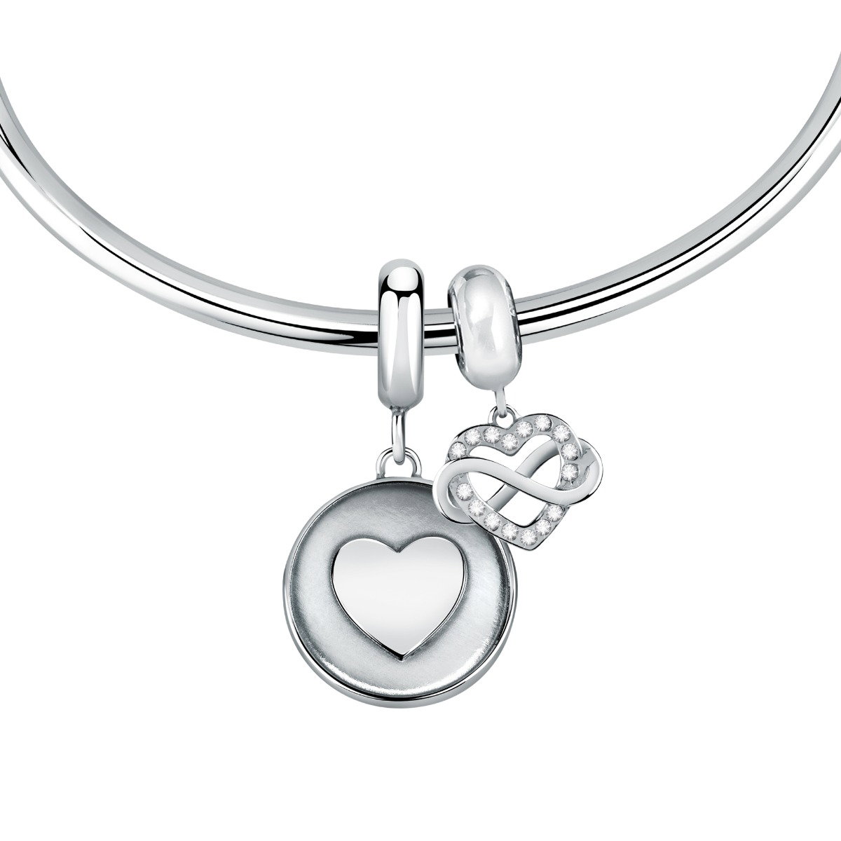 Morellato Drops Bracelet For Women Crystal ,Silver 
